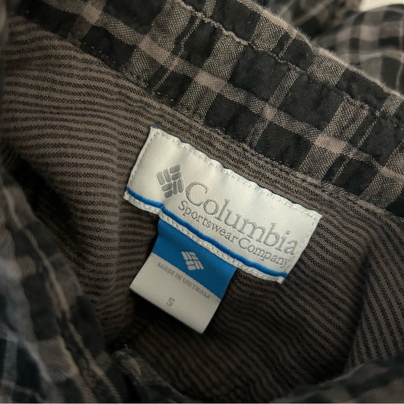 💕 Columbia Plaid Button-Up Shirt S - Picture 5 of 10